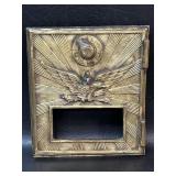 Cast Brass U.S. Post Office Box Door w/ Eagle