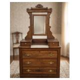 Antique Victorian Eastlake Style Dresser