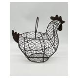 CHICKEN WIRE CHICKEN EGG BASKET
