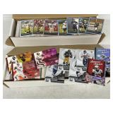 2 Boxes of Assorted Football Cards Sports Trading