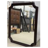 Large Wood Framed Mirror Heavy 56ï¿½ï¿½ x 44ï¿½ï¿½