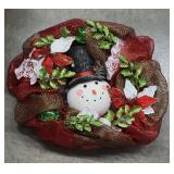 Snowman Christmas Wreath 24ï¿½ï¿½