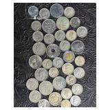 GROUP OF FOREIGN COINS