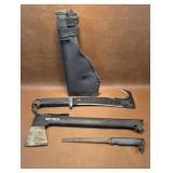 Gerber Combo Axe with Gator Machete