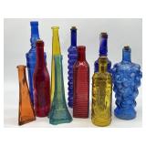 Colorful Glass Bottle Display / Decoration No