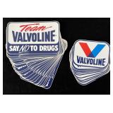 33 Vintage 1980s Valvoline Racing Team Stickers