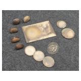 Silver Buttons & Plugs for Stocks 90 Grams