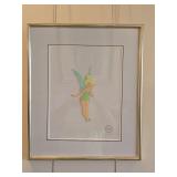 Official Serigraph Disney Cel of Tinkerbell