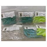 6 New Pkgs Tater Baits Tater Shad Bait