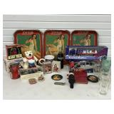 Box Lot Vintage Coca Cola / Coke Collectibles Die