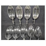 9 Pc Stainless Steel Ice Scoops