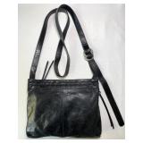 Hobo Experienced Soft Leather Bag Black Crossbody