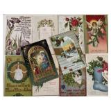 10 Antique Christmas Postcards