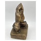 PRAYING HANDS STATUE PLASTER/CHALK