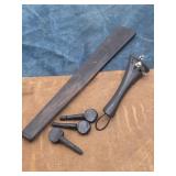 Boxwood Violin Finger board, Pegs & Tail Piece