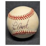 Lou Brock Autographed Rawlings Official Game Ball