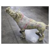 Lrg Arkansas Razorbacks Paper Mache Hog Sculpture