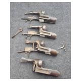 Four Antique Double Barrel Shotgun Receivers