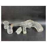 VTG Glass Creamers/ Glass Pustol Candy Container/