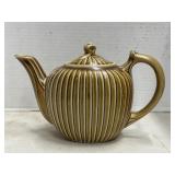Fraunfelter Ohio Brown Ribbed Teapot