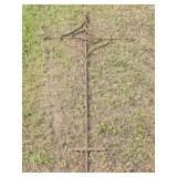 Large Decorative Cast Iron Yard Art Cross