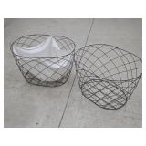 Two Wire Laundry Baskets