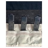 3 COLT .380 CAL. PISTOL MAGAZINES IN CLOTH CASE