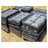 Pallet of Collapsible Crates / Flats