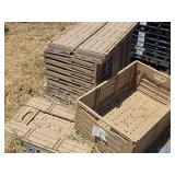 Pallet of Collapsible Crates / Flats