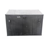 Antique Flattop Steamer Trunk