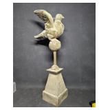 24" Dove Finial Statuary Folk Art