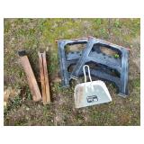 Sawhorses & Shop Dust Pan