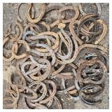 Lot of 69 Horsehoes w/ Bit