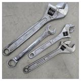 4 Large Wrenches