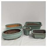 5- JAPANESE BONSAI POTS TOKONAME  ?