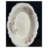 VINTAGE HOMER LAUGHLIN VIRGINIA ROSE SERVING BOWL