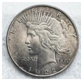 1922 Peace Dollar Philadelphia Mint
