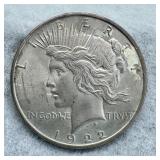 1922 Peace Dollar Philadelphia Mint