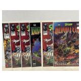 6Image Comics Spawn Stickers shown are on the