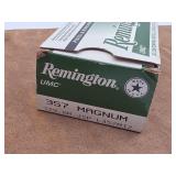 Box of Remington .357 Mag Ammunition 50rds