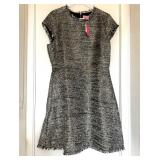 NWT Kate Spade Party Tweed Dress Sz14 Shimmer