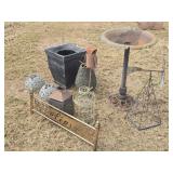 Patio / Garden Items & Believe Sign