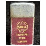 VINTAGE SHELL LIGHTER TUCUMCARI TRUCK TERMINAL BY