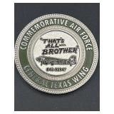 AIR FORCE CHALLENGE COIN, CENTRAL TEXAS WING, D