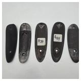 Six Rifle Butt Plates w/ Winchester & Savage