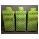 3 Ceramic Covered Jars