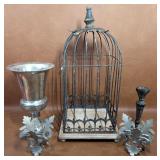 Collection of Home Decor, Candle Holders, Urn