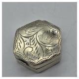 925 SILVER PILL BOX 8.1G