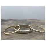 14k White Gold & Yellow Gold Bands 5.57g