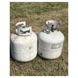2 PROPANE TANKS EMPTY